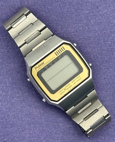 1980s vintage pulsar lcd - pulsar,
