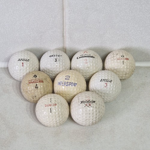 Vintage golf ball bundle 9 - bundle, x
