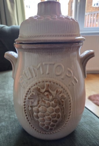 Vintage rumtopf large - vintage, lidded