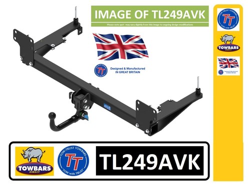 Detachable swan neck towbar - neck,