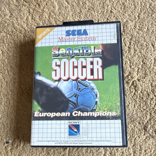 Sensible soccer sega master - sensible,