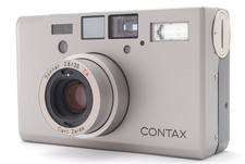 Contax T3 P&S Compact Camera - Silver "Near Mint" 8754 w/ Databack Single Tooth