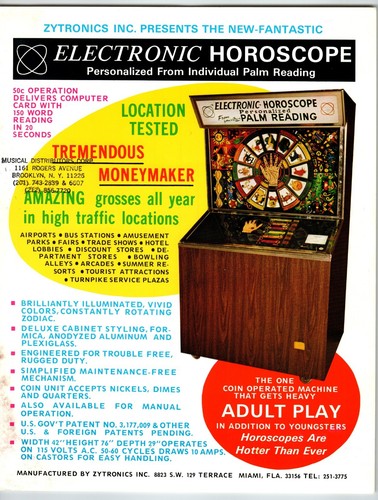 Electronic horoscope palm - electronic,