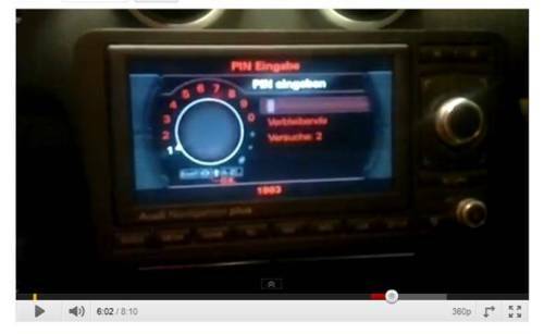 Audi rns e - a4, navigation