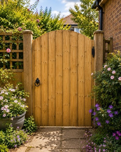 Wooden garden gate - heavy, duty