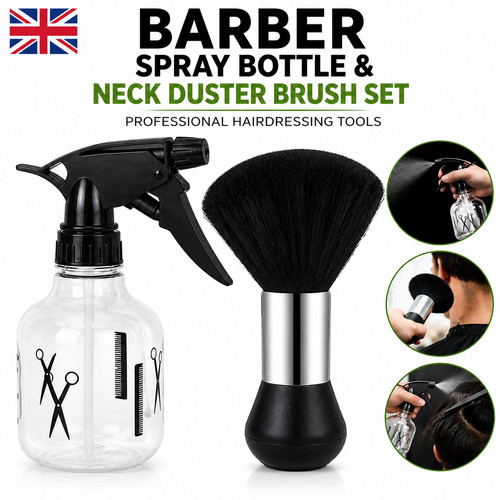 Barber hair spray - bottle, neck