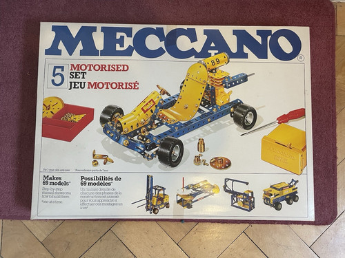 Vintage meccano motorised - meccano,