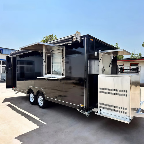Large black mobile catering - large,