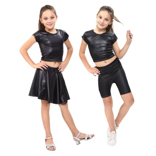 Girls wet look - girls, outfit