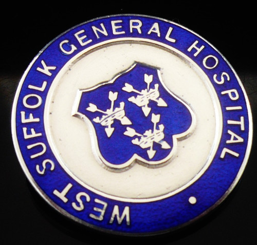 Sterling silver nursing badge - silver,