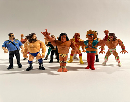 Wwf hasbro action figure - action, lot