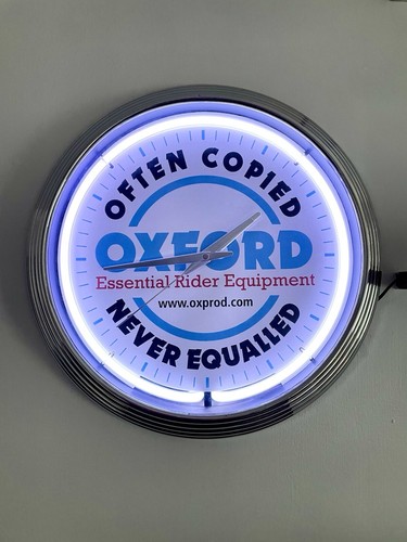 Oxford neon wall clock - oxford,
