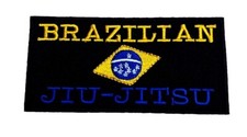 Brazilian Jiu Jitsu Patch (4”) Iron or Sew-on Badge BJJ Gi Grappling Kimono MMA