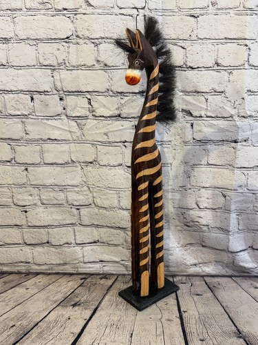 60cm painted wooden horse - painted,