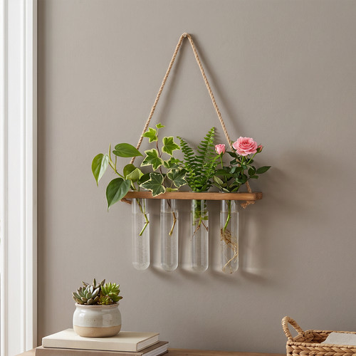 Glass hanging planter - hanging,