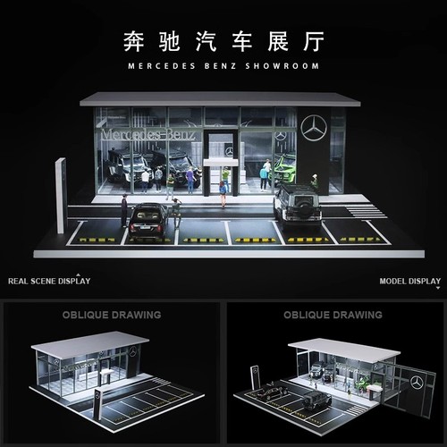 Diorama city car - city, showroom