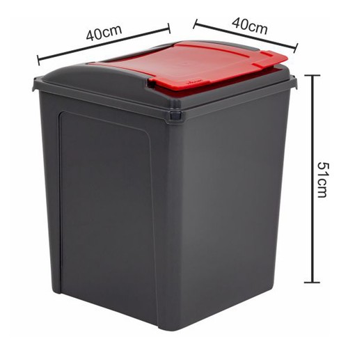 50l recycle bin home - recycle, kitchen