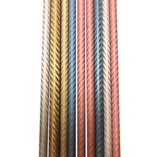 2pcs 50cm 3K Blue Red Green Carbon Fiber Fibre Round Tube 8/10/16/20/26/30/38MM