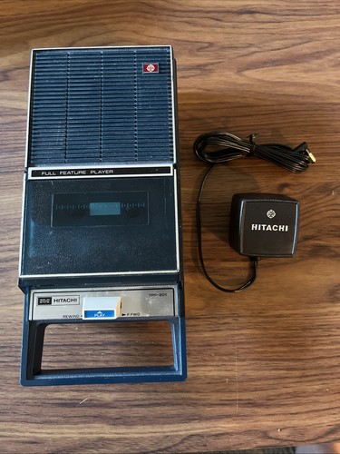 Vtg hitachi tpq 201 cassette - hitachi, tpq-201