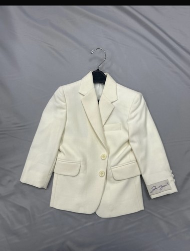 Boys cream tuxedo jacket age - cream,