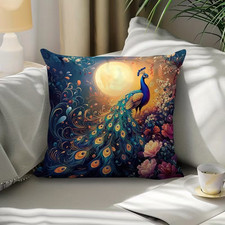 Vintage Peacock Moon Floral