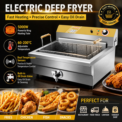 25l electric deep - electric, fryer