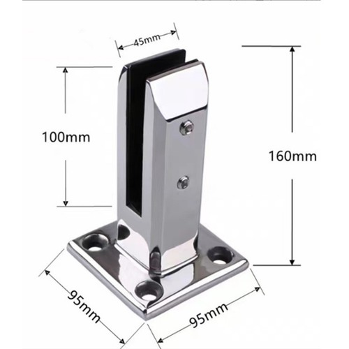 Stainless steel glass spigots - stainless,
