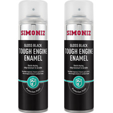 2 x Simoniz Gloss Black Engine