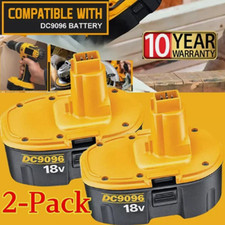 2PACK 5.5AH 18V Battery For Dewalt DW938 DW960 DC988 DC618 DC385 DC9096 Ni-MH 
