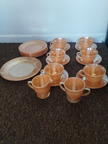 Vintage fire king peach - fire-king,