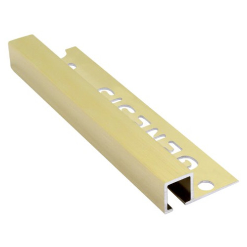 Genesis brushed brass tile - brass,
