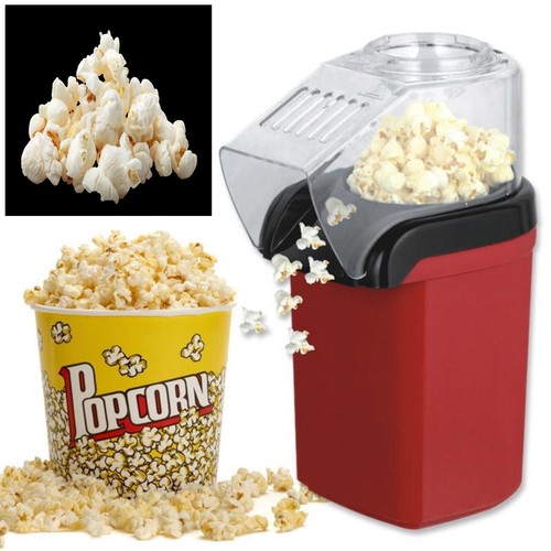 Red electric hot air popcorn - electric,