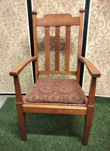 Vintage oak carver chair
