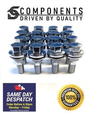 16 Silver Wheel bolts for Fiat