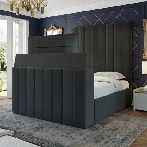 Ottoman panel bed - ottoman, frame