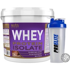 NutriSport Whey Protein Isolate 5kg/5000g-All Flavours + FREE Shaker Bottle