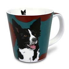 Border Collie Fine Bone China Mug by Leslie Gerry, 320ml