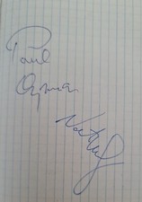 UFO signed autograph signed