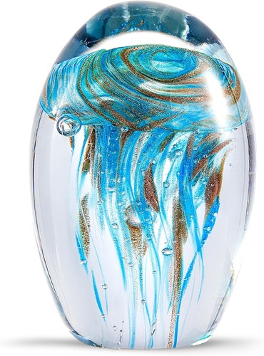 Hand blown glass jellyfish - hand,
