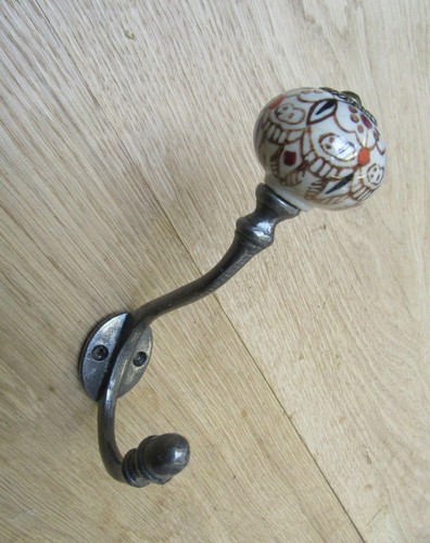 Rustic iron retro hook - iron,