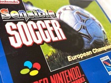 SNES Sensible Soccer Boxed
