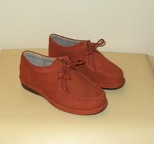 Cosyfeet - Womens Extra Roomy Nubuck Lace Up Moccasins - UK Size 6.5 EEEEEE Fit