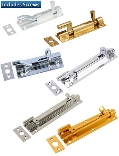 Necked cranked barrel bolt - cranked,