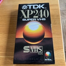 TDK S-VHS XP 240 - Sealed VHS