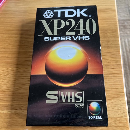 Tdk vhs 240 sealed - s-vhs,