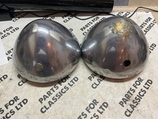 Lucas King Of The Road Pair Headlight Bowls 9" Riley RM Lagonda