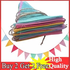 Waterproof Triangle Flags Bunting Banner Outdoor Bunting for Garden Holiday