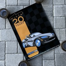 Mazda Miata Eunos Roadster MX-5 VINTAGE Poster Miata 20 Years Mazda Laguna Seca