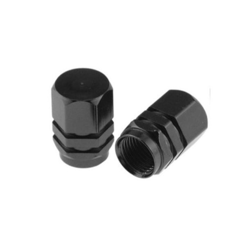 Valve dust caps - caps, black
