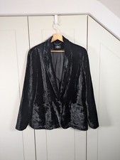 F&F Ladies Black Velvet Blazer